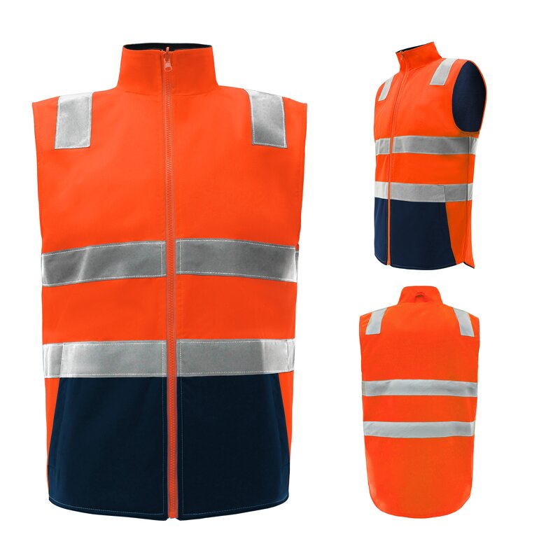 Hi-Vis Reflective Vest Manufacturer - Workwear Day/Night Reversible Taped Safety Vest