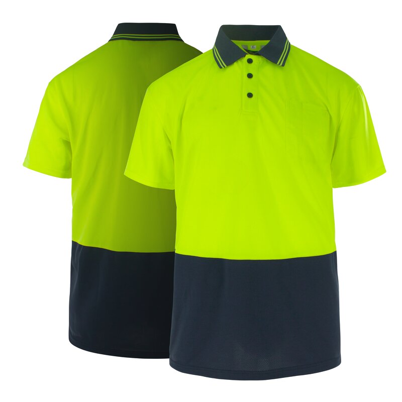 Hi Vis Reflective Polo Shirt Manufacturer - Short Sleeve Safety Clothing for Enhanced Visibility FG-18S