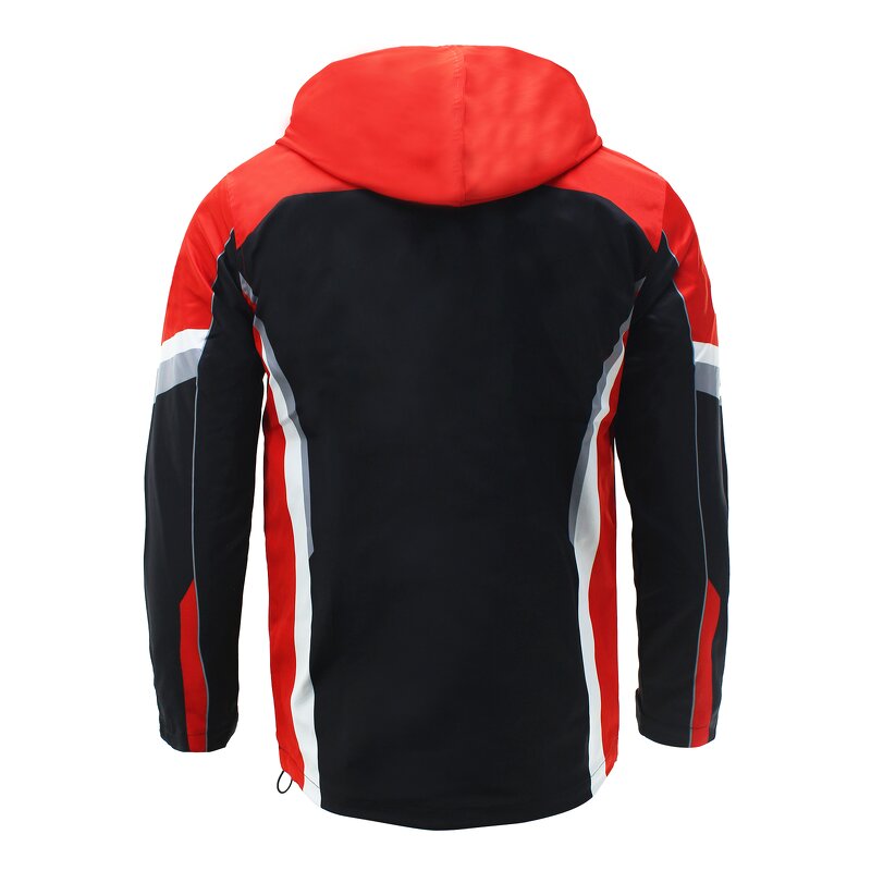 Men's Outdoor Jacket Manufacturer - High Quality Custom Logo Autumn Versatile Waterproof Windbreaker Hooded for Camping Hiking