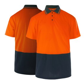 Hi Vis Reflective Polo Shirt Manufacturer - Short Sleeve Safety Clothing for Enhanced Visibility FG-18S