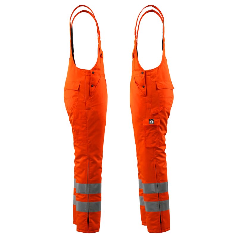 Bib Pants Overalls Manufacturer - Multiple Pockets Function Man Orange Trousers Mechanic
