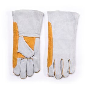 Welding Gloves Manufacturer - Wholesale Yellow Heat Resistant for Welders Cowhide Labor Protective Working