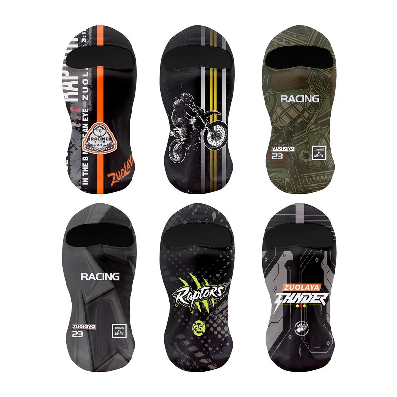 Racing Balaclava Manufacturer - Colorful Fashion Design Printed Head Hoodie Knitted for Men & Women