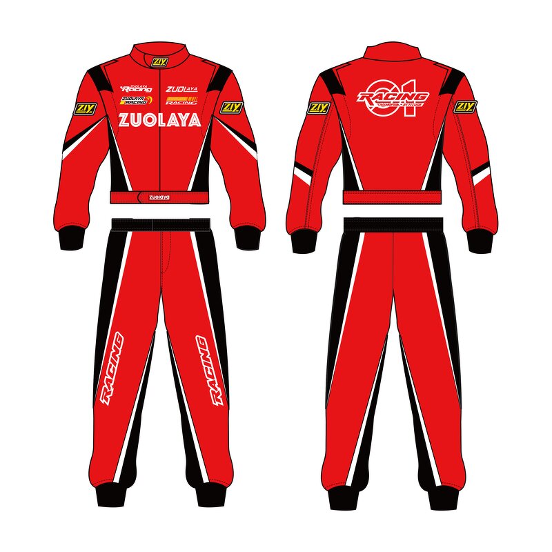 Go Kart Racing Jumpsuit Manufacturer - Adults Sports Motorcycle Race Two-Piece Racing Set OM-2 New Style