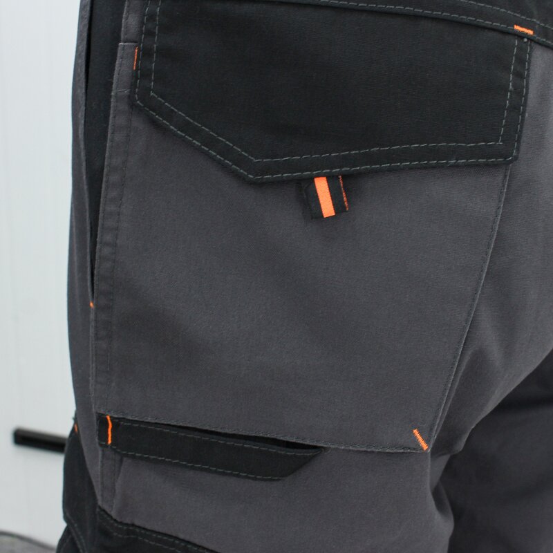 Men's Reflective Cargo Pants Manufacturer - Customizable Polyester Cotton Multi-Pockets Work Logo TP-05