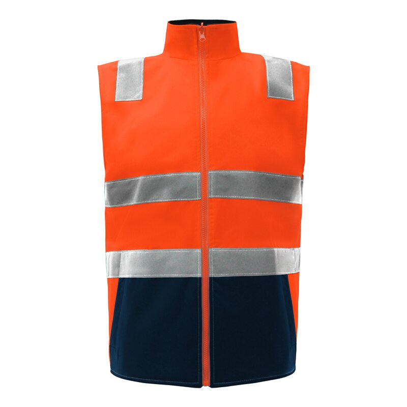 Hi-Vis Reflective Vest Manufacturer - Workwear Day/Night Reversible Taped Safety Vest