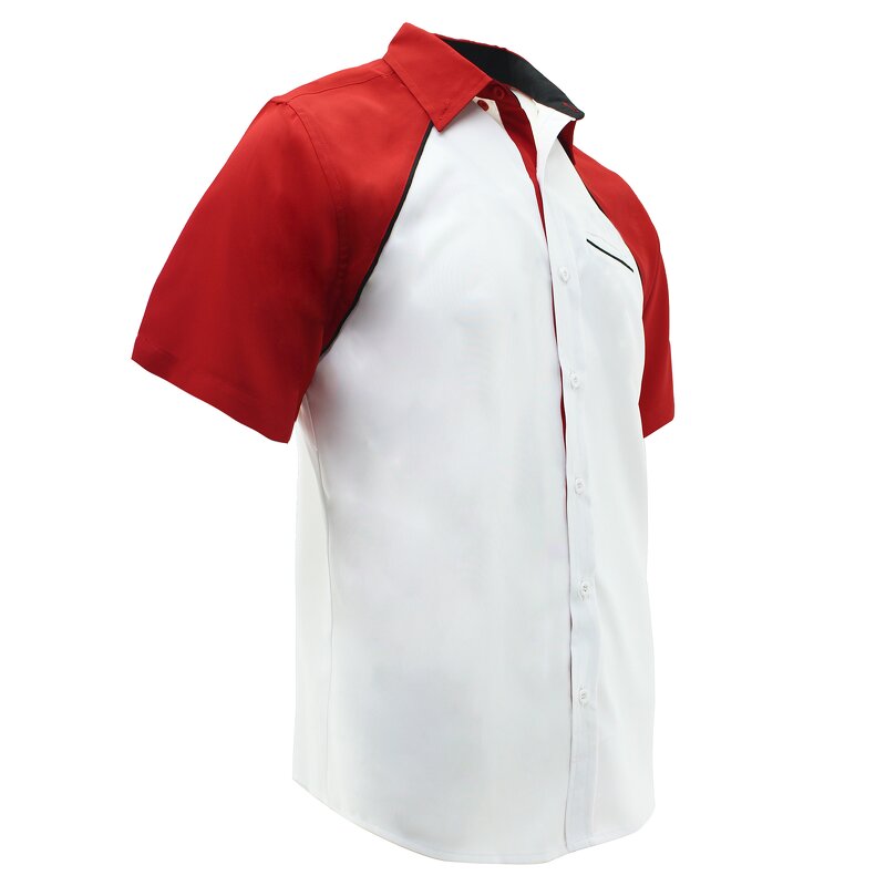 Men's Short Sleeve Work Shirts Manufacturer - Factory Direct Custom Polyester Quick Dry Casual Mechanic Clothing
