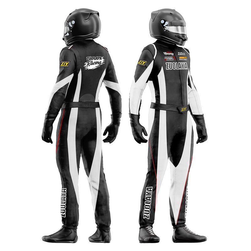 Fireproof Motorcycle Race Suit Manufacturer - Factory High Quality Custom Made Overall Kart Racing Car RJ03