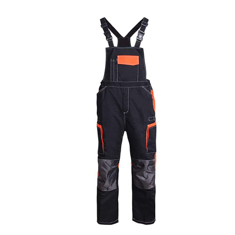 Workwear Bib Pants Manufacturer - Professional Work Uniform Custom Reflective Safety Overalls Cargo Pants for Men