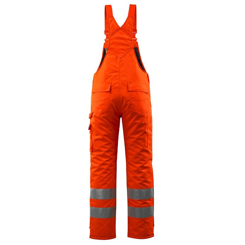 Bib Pants Overalls Manufacturer - Multiple Pockets Function Man Orange Trousers Mechanic