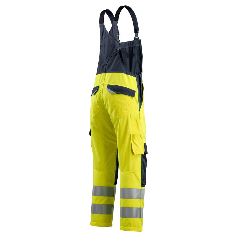 Reflective Bib Pants Manufacturer - Factory Price Split Worker Wear Safety High Visibility Ski Men Suspenders