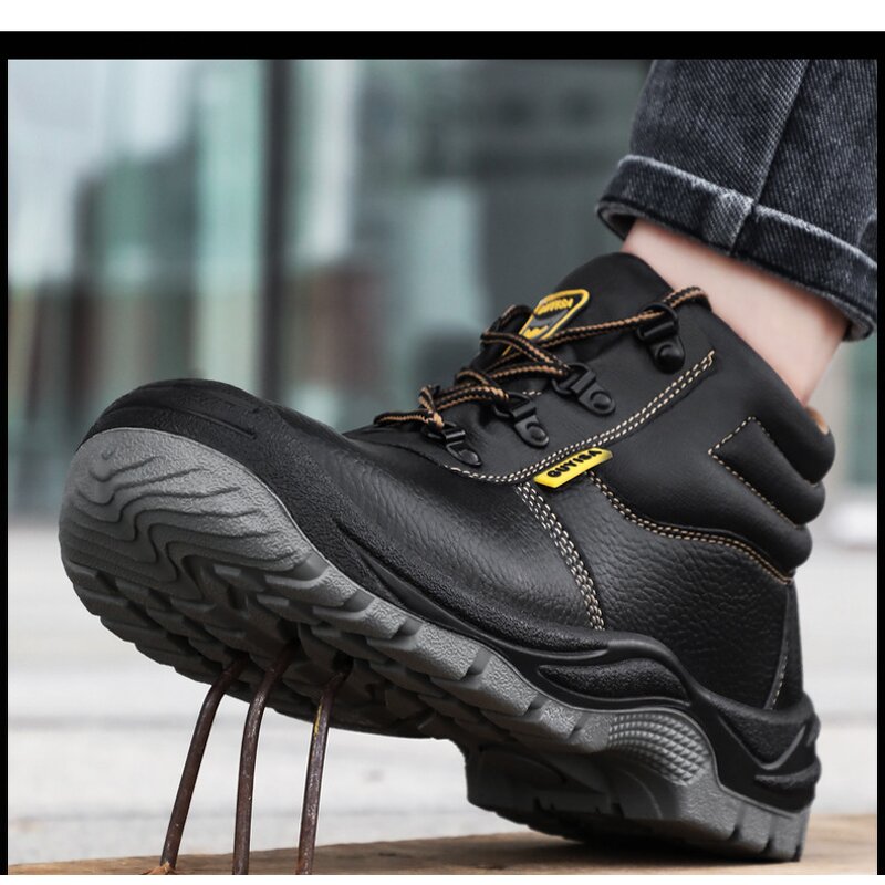 Steel Toe Safety Shoes Manufacturer - Labor Anti-Smashing Anti-Piercing Protective Work Industrial Construction 1088