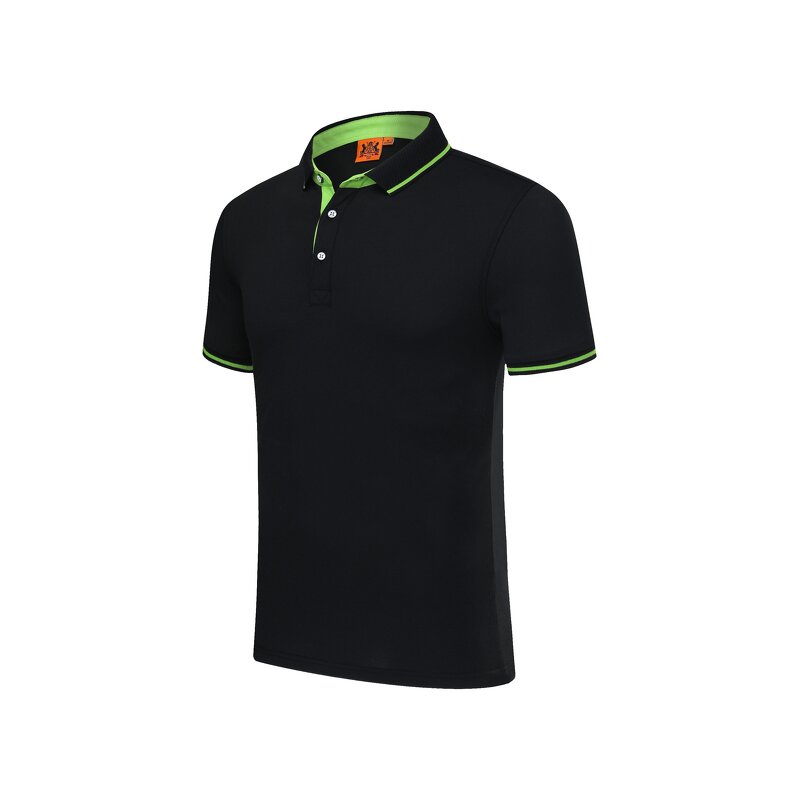 Office Polo T-Shirt Manufacturer - Factory Wholesale Black Multi Color New Design