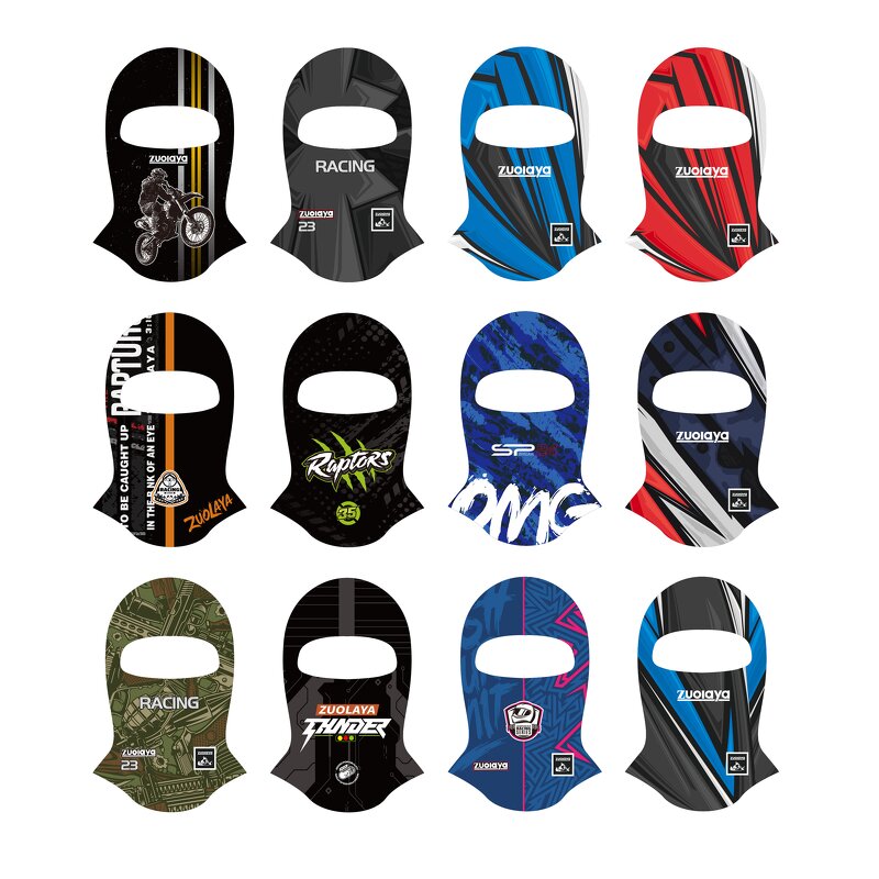 Racing Balaclava Manufacturer - Colorful Fashion Design Printed Head Hoodie Knitted for Men & Women
