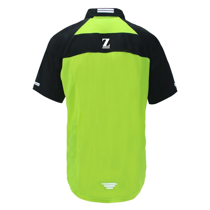 Men's Hi Vis Polo T-Shirt Manufacturer - 100% Polyester High Visibility Customizable Workwear Reflective Fluorescent for Summer RP-01S