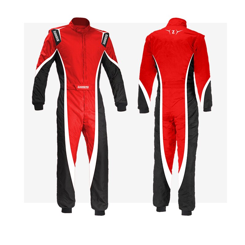 Motorcycle Racing Suit Manufacturer - Go Kart Windproof Auto One-Piece Race Set Overall Wear RJ11