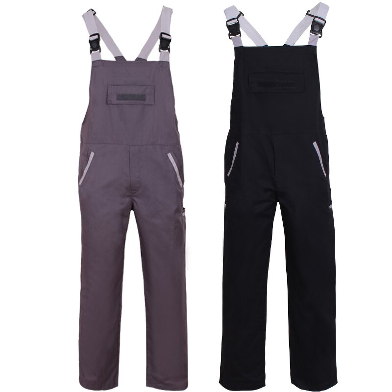 Men's Bib Overalls Manufacturer - Factory Wholesale T/C Twill Cargo Multi Pockets Uniform Suit Coveralls Safety Working Wear
