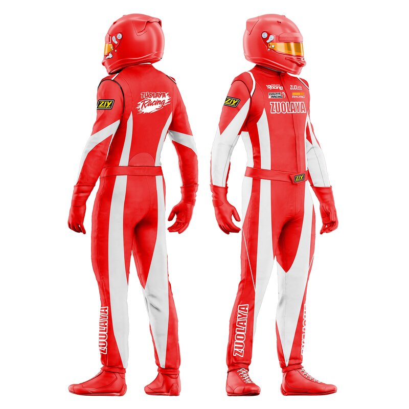 Fireproof Motorcycle Race Suit Manufacturer - Factory High Quality Custom Made Overall Kart Racing Car RJ03
