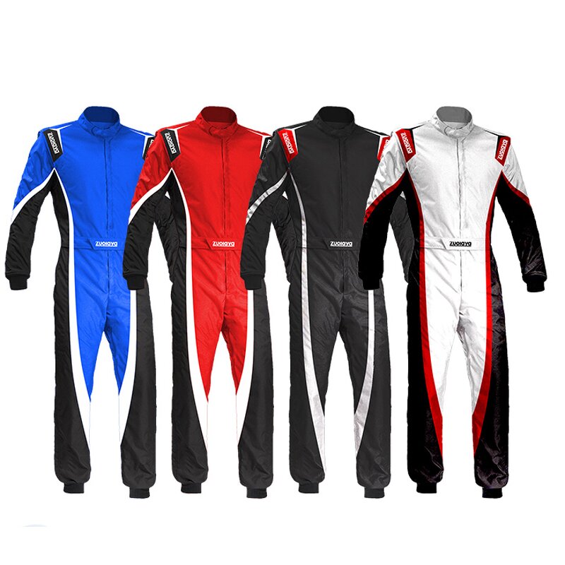 Motorcycle Racing Suit Manufacturer - Go Kart Windproof Auto One-Piece Race Set Overall Wear RJ11
