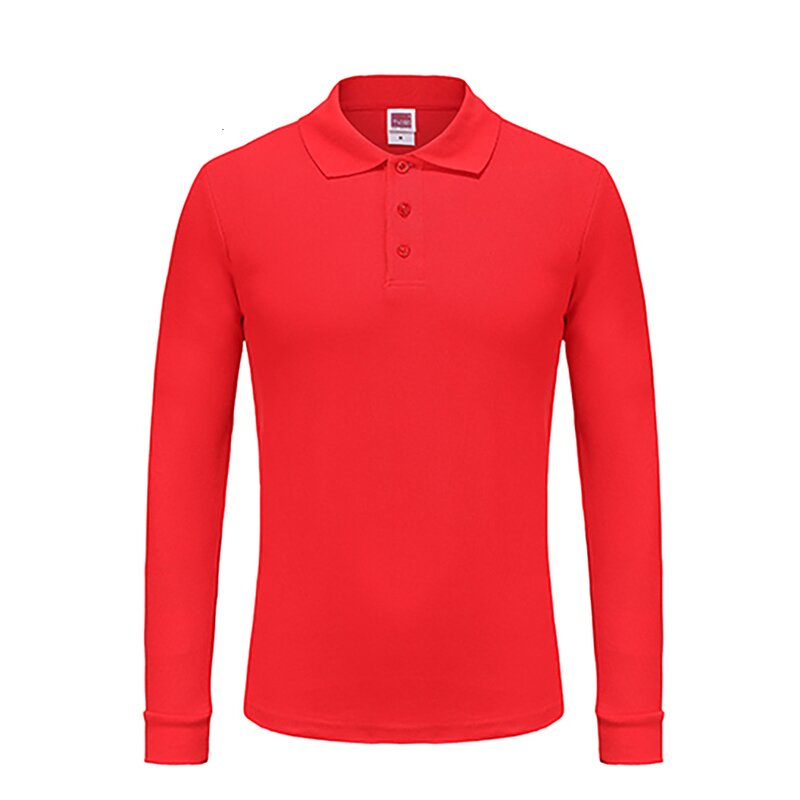 Men's Long Sleeve Polo Shirt Manufacturer - O-Neck 100% Cotton Fitness Knitted