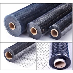 PVC Door Curtain Film Roll Manufacturer - 0.3mm 1.37mx30m Transparent Grid Antistatic ESD Mesh for Cleanroom Industry