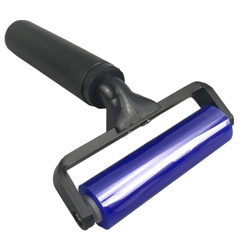 Silicone Sticky Lint Roller Manufacturer - PCB LCD Cleaning Dust Remover Plastic Handle Reusable 4inch Cleanroom