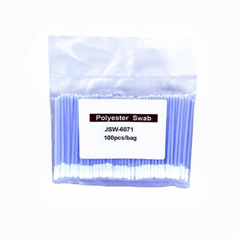 Cleanroom Swabs Manufacturer - PCB Industrial Cleaning 100pcs Single Layer 70mm Lint Free Small Head Polyester