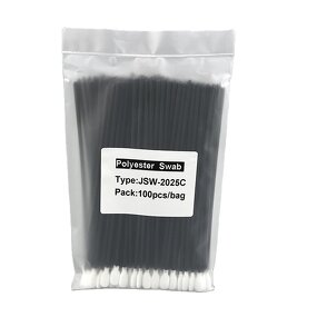 Cleanroom Polyester Swabs Manufacturer - GI PCB Industrial Cleaning 100pcs Lint Free Long Handle Knitted