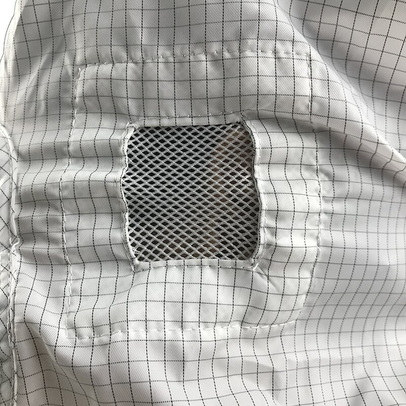 ESD Coveralls Manufacturer - GI Wholesales 5mm Stripe Reusable Anti-Static Dust-Free Antistatic for Cleanroom