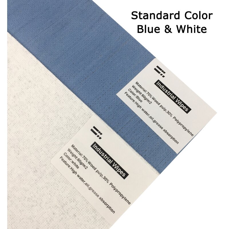 Cleanroom Wipes Roll Manufacturer - GI Industrial Cleaning Heavy Duty Lint Free 70% Cellulose 30% Polypropylene Nonwoven Blue