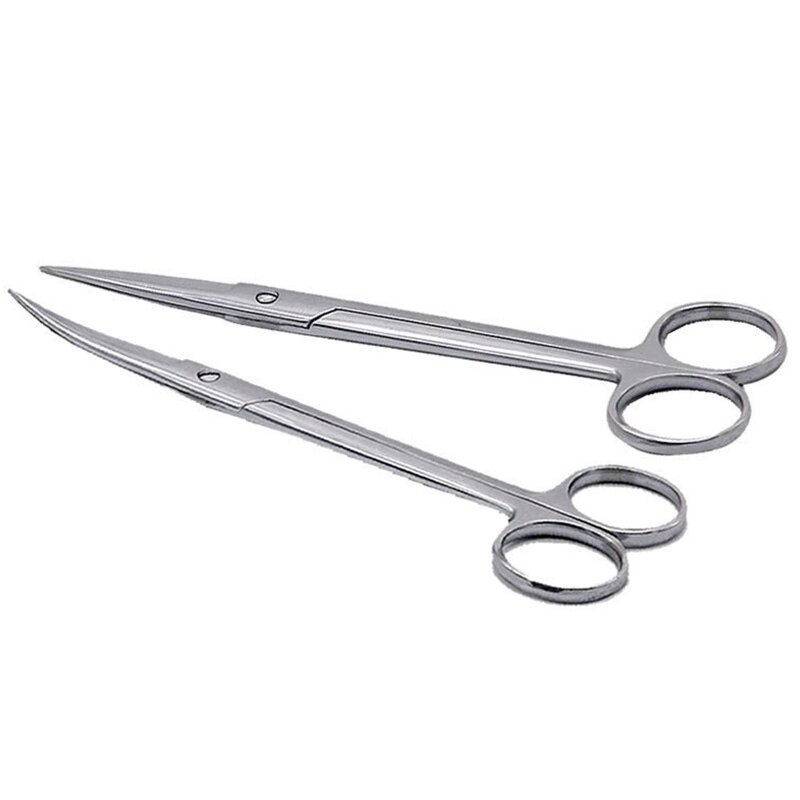 Stainless Steel Scissors Manufacturer - Multifunctional Straight Elbow Pointed for Beauty Eyebrows Beard Hair Pet Nail