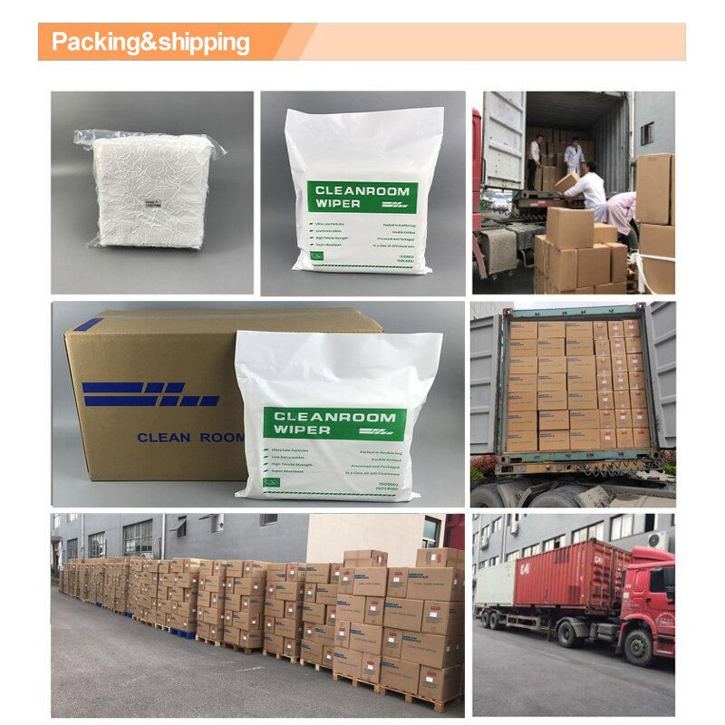 Cleanroom Wiper Manufacturer - Lint Free Suzhou 1009SLE 100% Polyester with Laser Cut