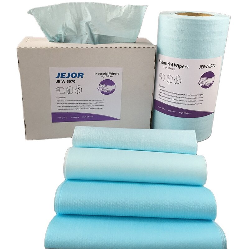 Cleanroom Paper Wipes Manufacturer - Industrial Cleaning Heavy Duty Lint Free 60gsm Nonwoven Polyester Woodpulp