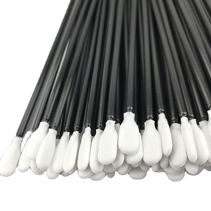 Cleanroom Polyester Swabs Manufacturer - GI PCB Industrial Cleaning 100pcs Lint Free Long Handle Knitted