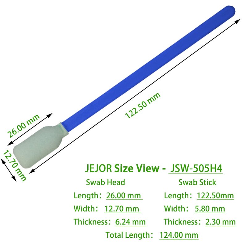 Printer Printhead Cleaning Foam Swab Manufacturer - Dust Free Long Handle for Inkjet Printer