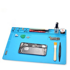 Silicone Soldering Mat Manufacturer - GI Heat-resistant Anti Static Work Pad Desk Platform for Electronics Repair