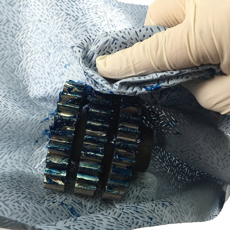 Cleanroom Wipes Manufacturer - Car Industrial Cleaning Oil Absorbency Lint Free Blue Nonwoven Meltblown 100% PP