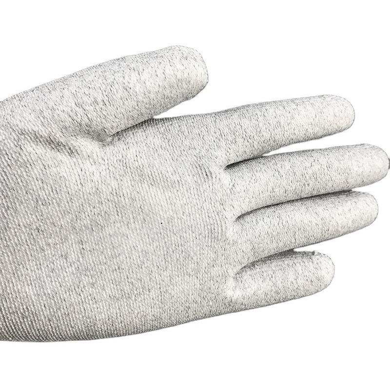 ESD Gloves Manufacturer - Industrial Labor Work Dust-Free Carbon Fiber Coated PU Palm Fit Anti-Static for Electronic Factory