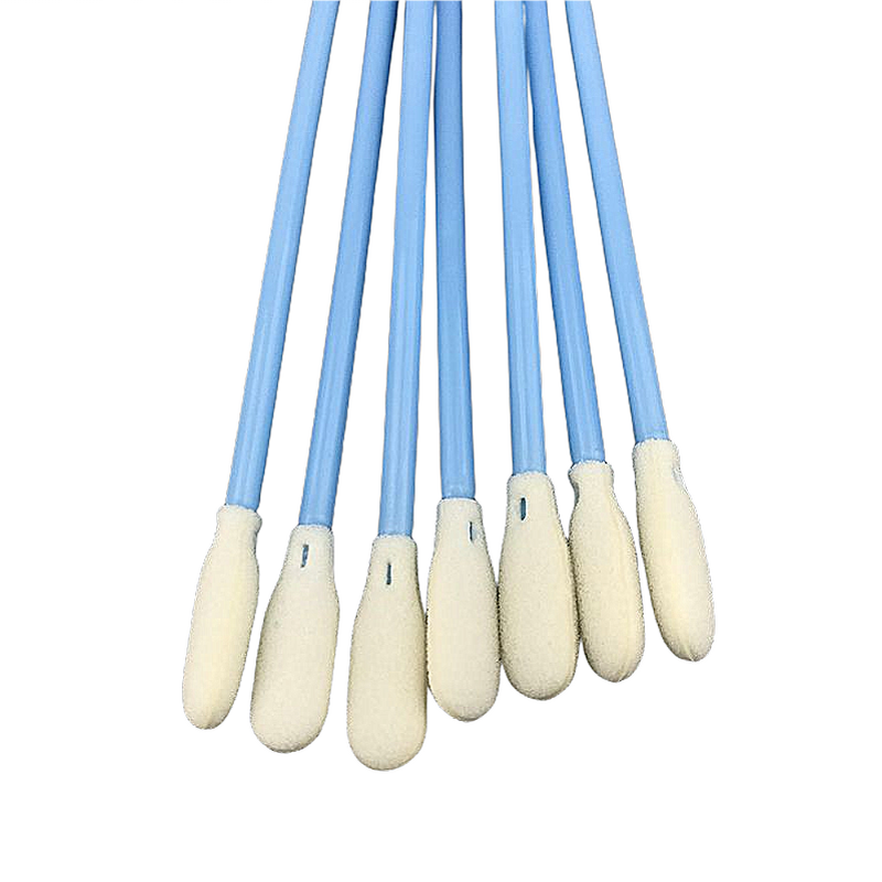Cleanroom Foam Swabs Manufacturer - GI Electronic PCB Cleaning 6.5 Long PP Handle Lint Free Small Pointed Tip