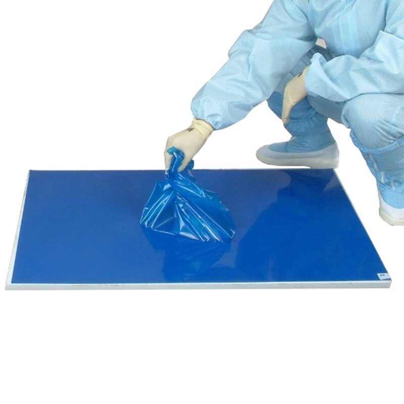 Disposable Sticky Mat Manufacturer - High Quality Entrance Clean Room Use Blue Dust Remove Cleaning Floor