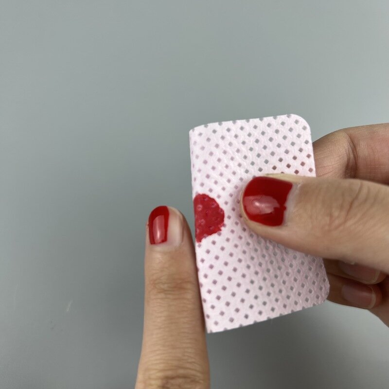 Nail Polish Remover Pads Manufacturer - GI Manufacturer Lint Free Disposable 500pcs Pink 100% PP Melt Brown Nonwoven