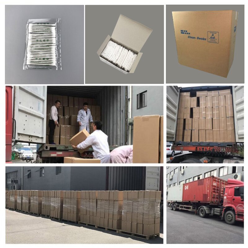 Cleanroom Cotton Swab Manufacturer - GI Wholesales Fiber Optic Huby 340 CA-002 Double Sharp Tip Paper Stick