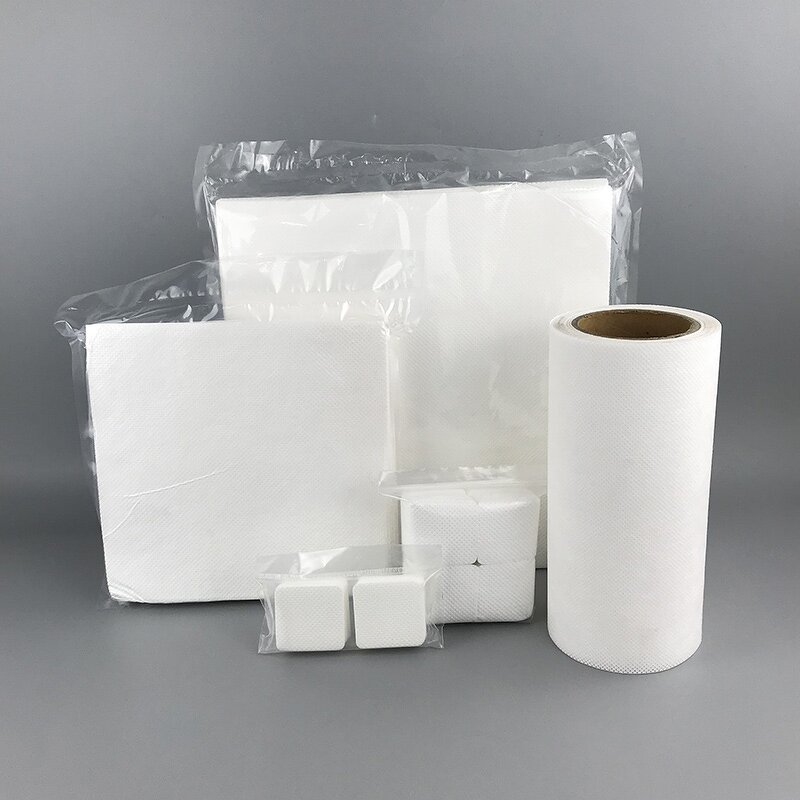 Cleanroom Wipes Manufacturer - Industrial Dust Wiping Oil Absorption Lint Free 9x9inch White Nonwoven Meltblown 100%PP