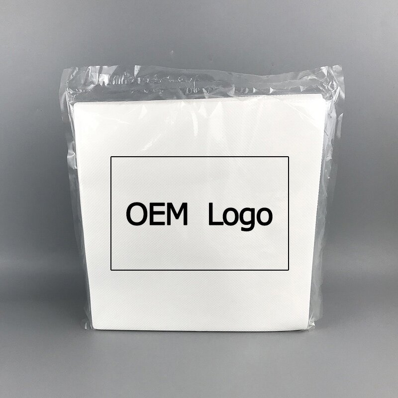 Cleanroom Wipes Manufacturer - Industrial Dust Wiping Oil Absorption Lint Free 9x9inch White Nonwoven Meltblown 100%PP