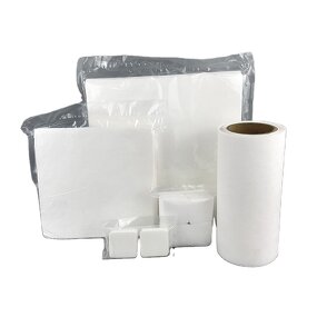 Cleanroom Wipes Manufacturer - Industrial Grease Oil Cleaning 70gsm 9x9inch White Lint Free 100%PP Meltblown Nonwoven