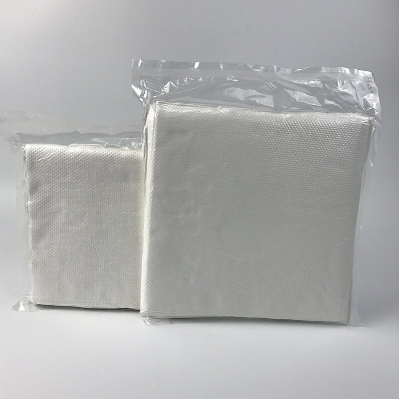 Cleanroom Wipers Manufacturer - GI Factory High Quality 12inch 240gsm Superfine Lint Free 2 Ply Dotted Pharmaceutical Polyester