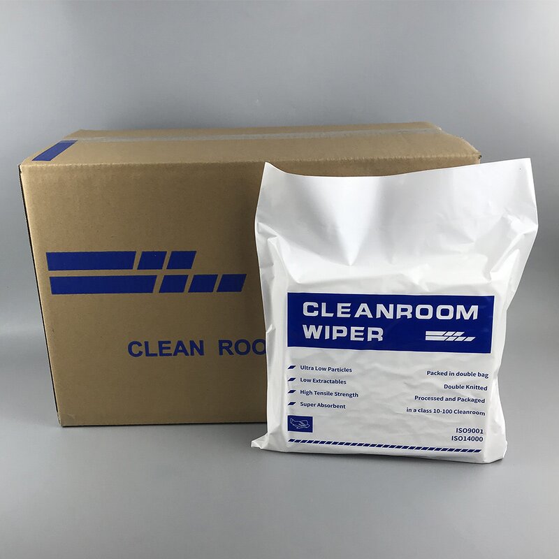 Cleanroom Wipes Manufacturer - Pharma Industrial Use Cleaning Lint Free Disposable High Absorbency 240gsm 2ply