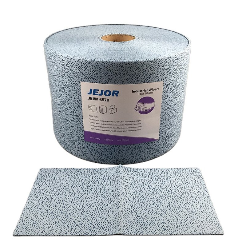 Cleanroom Nonwoven Paper Wipes Roll Manufacturer - Industrial Cleaning Lint Free 100% PP Meltblown Super Oil Removing