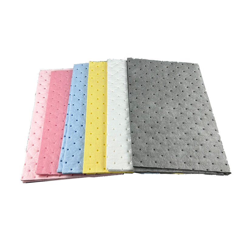 Oil Absorbent Pad Manufacturer - Universal Hazmat Disposable 200gsm 100% Polypropylene Chemical for Spill Control