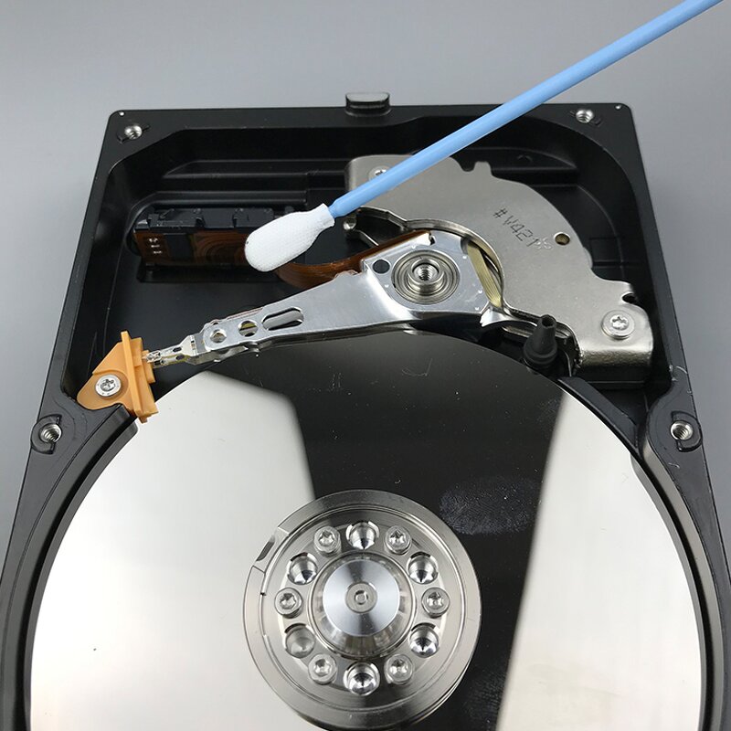 Cleanroom Polyester Swabs Manufacturer - PCB Industrial Cleaning Lint Free Long Handle